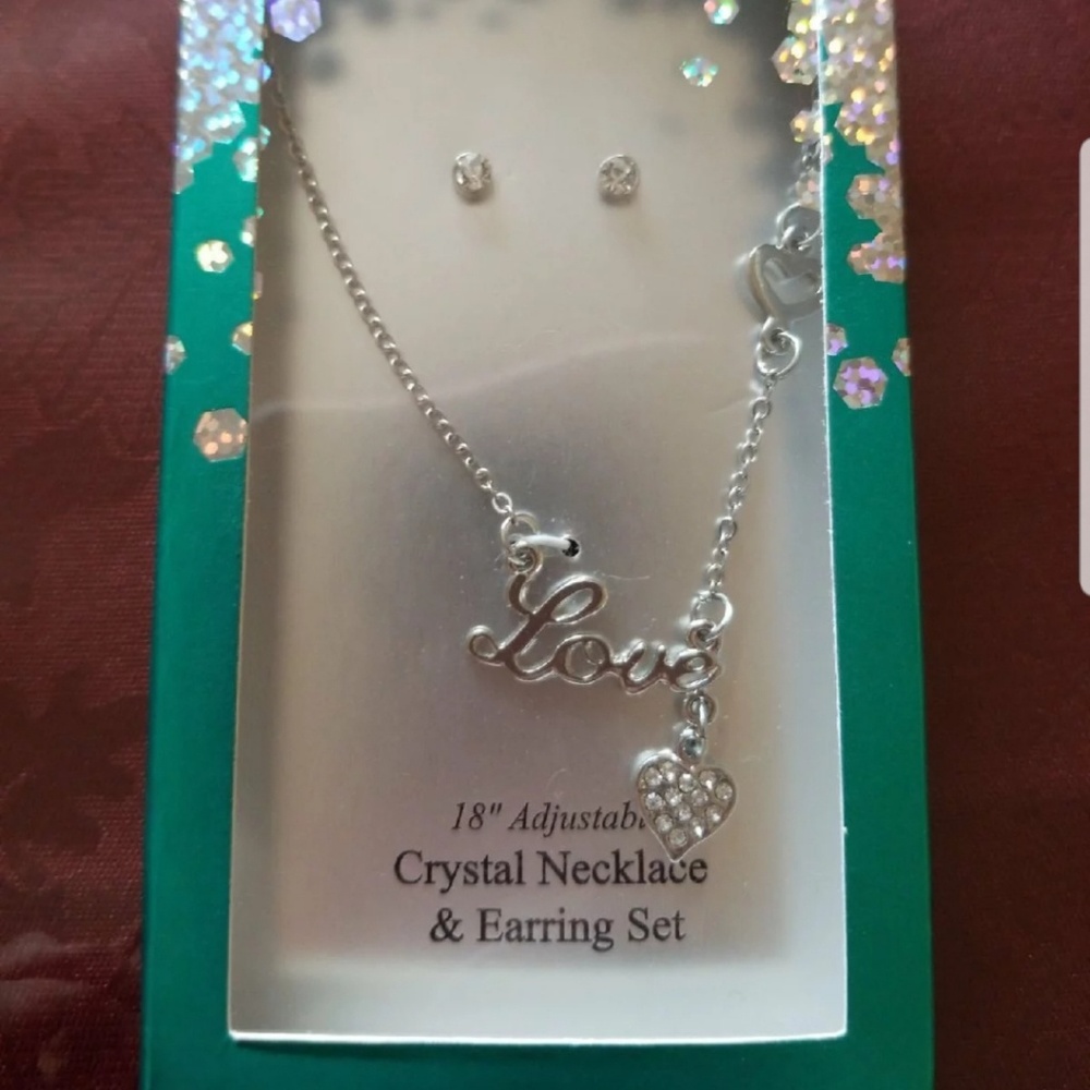 Crystal Necklaces &Earrings